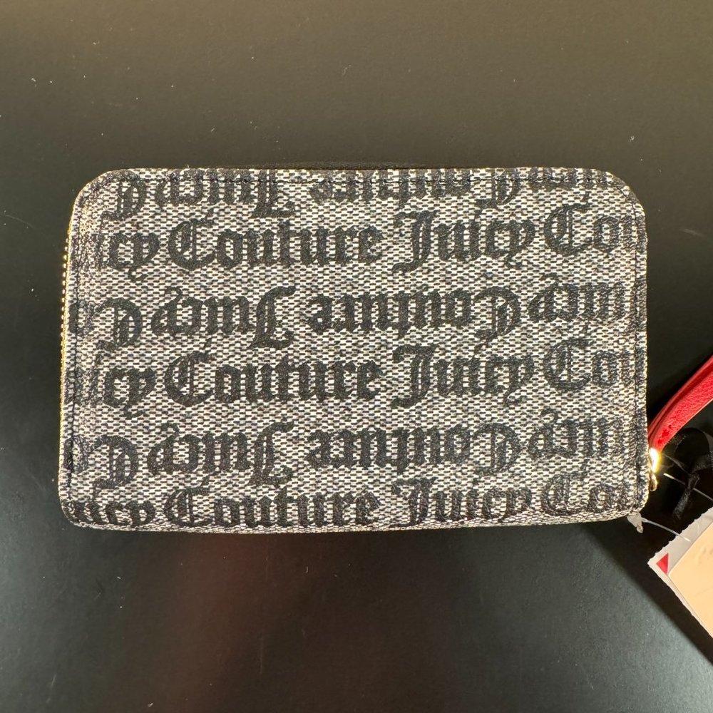 Juicy Couture Status Black Beige Love Never Dies Multi-compartment Bifold - NWT - Picture 4 of 6